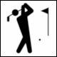 Traffic Sign Symbol No 10304: Golf Course (Slovenia 2015)