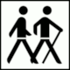Pictogram from Traffic Sign No 317: Hikers
