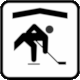 Traffic Sign Symbol No 10309: Ice Hockey (Slovenia 2015)