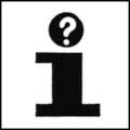 Test symbol: Information from an unknown source