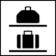 Schiphol Airport Pictogram: Baggage depot / Pick up on Return