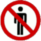 ANSI Z535.2 Prohibition: No Entry