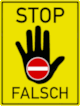 RVS 05.06.31 Traffic sign: Stop, wrong-way driving