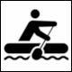 Traffic Sign Symbol No 10310: Rafting, Veslanje, Raftanje (Slovenia 2015)