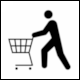 Traffic Sign No 10511: Shopping Center from Slovenia