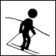 Pictogram: Childrens Ski School from an unknown source