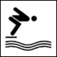 Pictogram No 7 Swimming Pool (Piscina) from Portugal