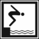 French Traffic Sign ID20c: Swimming Pool (Piscine ou centre aquatique)