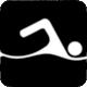 Abdullah & Hbner page 74, Summer Olympics Moscow 1980: Pictogram Swimming