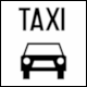 Traffic Sign Symbol No 10410: Taxi (Slovenia 2015)