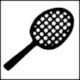 Pictogram: Tennis from an unknown source