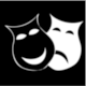Pictogram Theater (classic pair of masks) from Catalonia