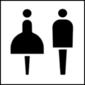 Modley & Myers page 90: Summer Olympics Tokyo 1964 - Pictogram Toilets