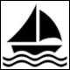 Tern Pictograms TS0212, TS0213 Sailing, sailing boats or port