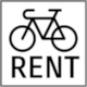 Tern Pictogram TS0832: Bicycle Rental