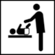 UIC 413 Pictogram B.7.11 - Baby changing facilities
