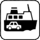 UIC Pictogram Car-Ferry