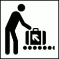 UIC 413 Pictogram B.2.7 Luggage Reclaim