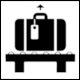UIC 413 before 1995: Pictogram Baggage Claim