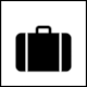 UIC Code 413 Symbol B.10.9 - Left Luggage, Gepckablage