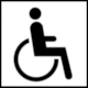UIC 413 Pictogram B.6.13: Wheelchair User