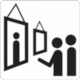 BS 8501 Public Information Symbol No 8003: Art Gallery