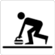 BS 8501 Public Information Symbol No 9013: Curling