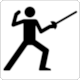BS 8501 Public Information Symbol No 9018: Fencing