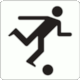 BS 8501 Public Information Symbol No 9021: Football