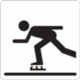 BS 8501 Public Information Symbol No 9033: Ice Skating