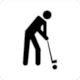Traffic Sign from Brazil: Golf Course