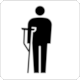 Eco-Mo Foundation Pictogram: Priority for Injured People (Japan)