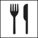 ISO 7001 Public Information Symbol PI CF 001 - Restaurant