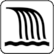U.S. National Park Service Map Symbol: Park Sites - Waterfall