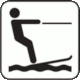 U.S. National Park Service, Recreation (water): Pictogram Waterskiing