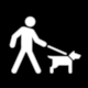 NZS 8603 Outdoor Recreation Symbol No 70: Dogs on Leash