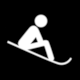 NZS 8603 pictogram No 42: Tobogganing