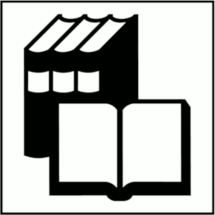 NORM A 3011 Public Information Symbol No 86: Library