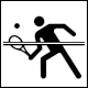 NORM A 3011 Public Information Symbol No 104: Tennis