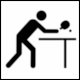 NORM A 3011 Public Information Symbol No 124: Table Tennis