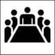 NORM A 3011 Public Information Symbol No 145 Conference Rooms