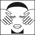 NORM A 3011 Public Information Symbol No 162: Beauty Salon (Kosmetiksalon)