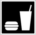 Parks Canada Pictogram Code 6-2-008: Snack Bar