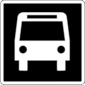 Parks Canada Pictogram Code 6-3-001: Bus Transportation