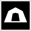 Parks Canada Pictogram Code 6-4-001: Camping