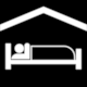 Pictogram No 31: Accommodation (Alojamiento). Argentina Sealtica Turstica Nacional 2006, by Cnovas Eduardo