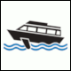 Italian Traffic Sign FIGURA II 121 ART. 125: Hydrofoil