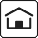Crans Montana Piste Map: Pictogram Hut (Cabane de montagne, Bergh�tte, Rifugio)