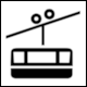 Map Symbol Cable Car (Alpspitzbahn) from Garmisch Partenkirchen Piste Map