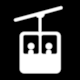 Jungfrau Piste Map: Pictogram Aerial Cableway (Luftseilbahn)